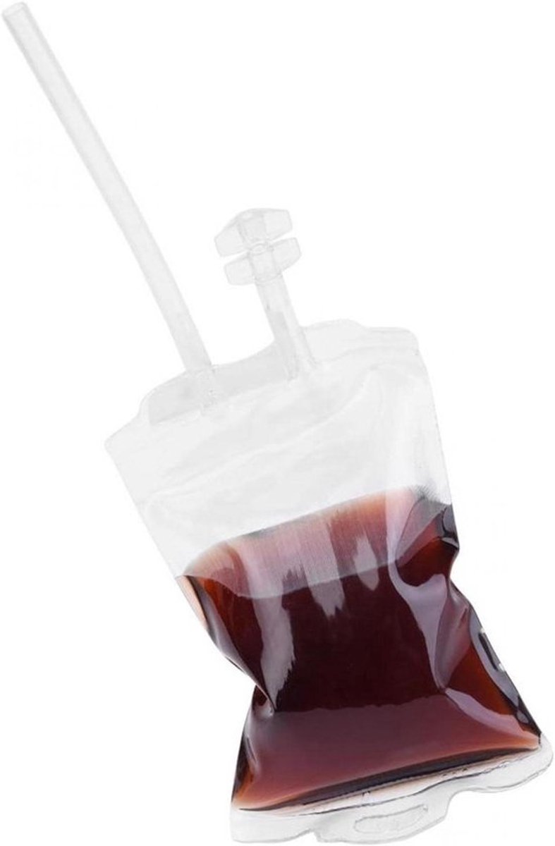 Halloween drankzakjes - 350 ml bloeddrankcontainer voor Halloweenfeesten