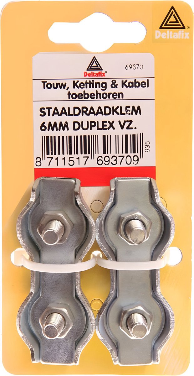 STAALDRAADKLEM 3MM VERZINKT