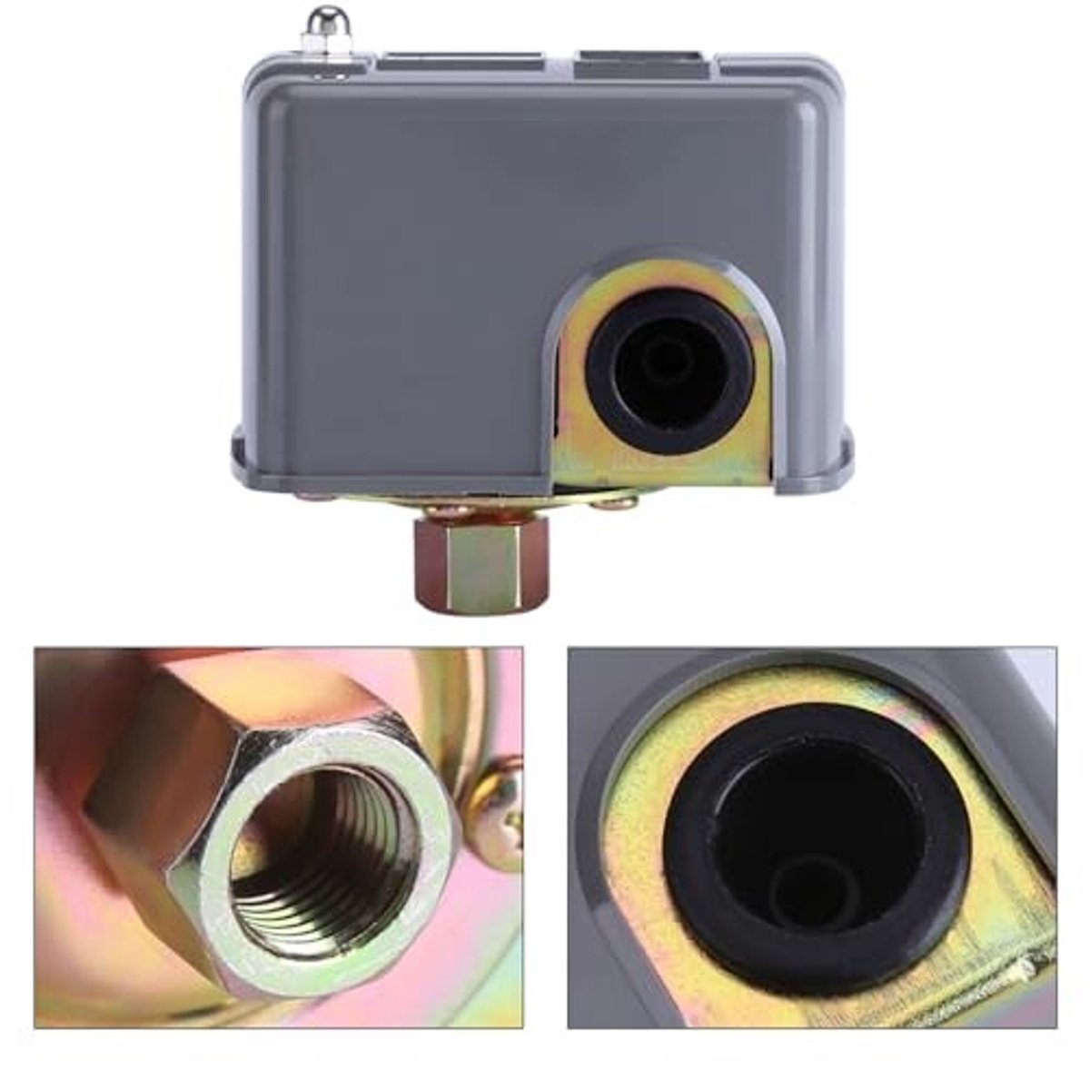 Jhubersproducts - Waterpomp Drukschakelaar - Automatische Activering - met Verstelbare Drukregeling - voor tuin en huis - betrouwbaar - geschikt voor thumbnail 4