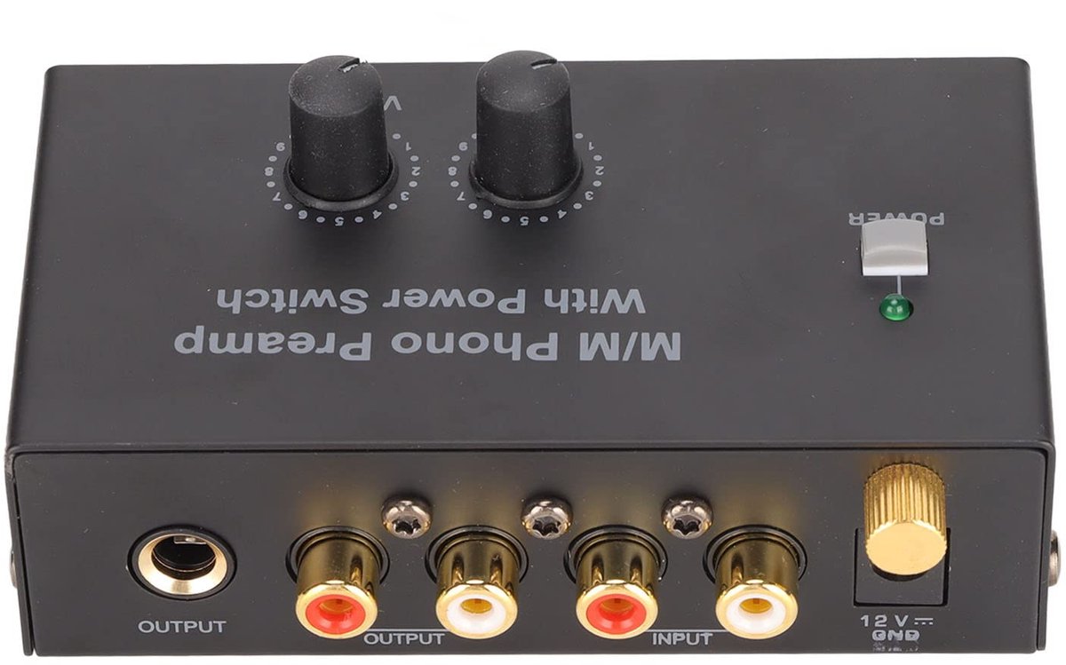 Smoakez - Phono-draaitafelvoorversterker - Professionele geluidsarme werking - Compact formaat - Plug and play - Ideaal voor platenspeler gebruik