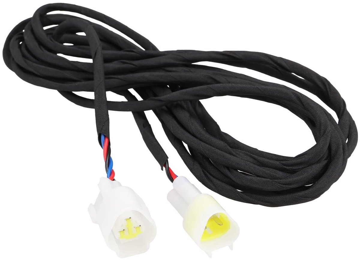 By shayne - 12V Auto Diesel Heater Verlengkabel - LCD-scherm - Eenvoudige installatie - Zwart - 3 meter - Ideaal voor dieselverwarmers - Geschikt voo.
