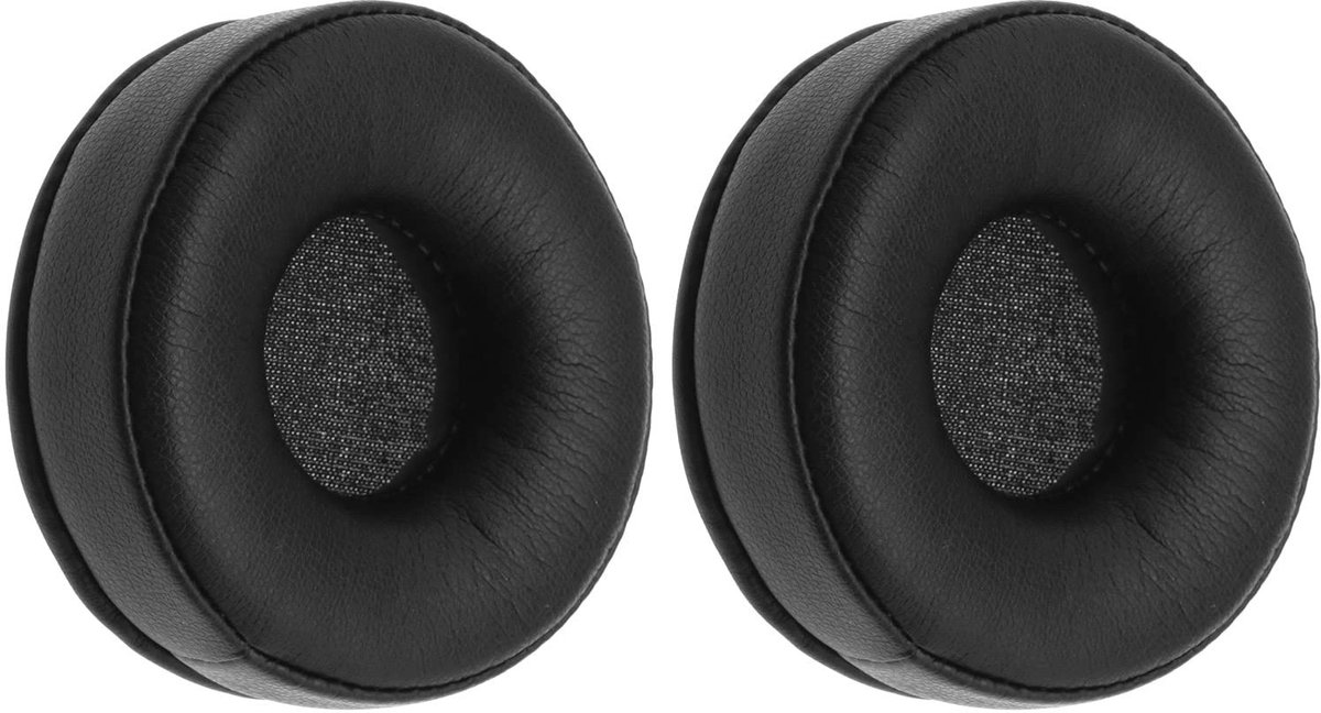 Jhubersproducts - Oorkussens - Vervangende Oorkussens - Zwart - Eiwitleer - Comfortabel Geluidsbeleving - Geschikt voor Sennheiser HD25 - Zwart