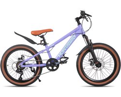 KEANO Huntaway Mountainbike 20 inch - Kinder MTB - 7 Versnellingen - Lichtgewicht Aluminium Frame - Jongens & Meisjes