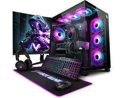 Vibox Gaming PC Set - Intel i7 12700KF - RTX 5070 Ti - 32GB RAM - 1TB NVMe SSD - Windows 11 - WiFi 6 + Bluetooth 5.4 - 27" Monitor + Accessoires