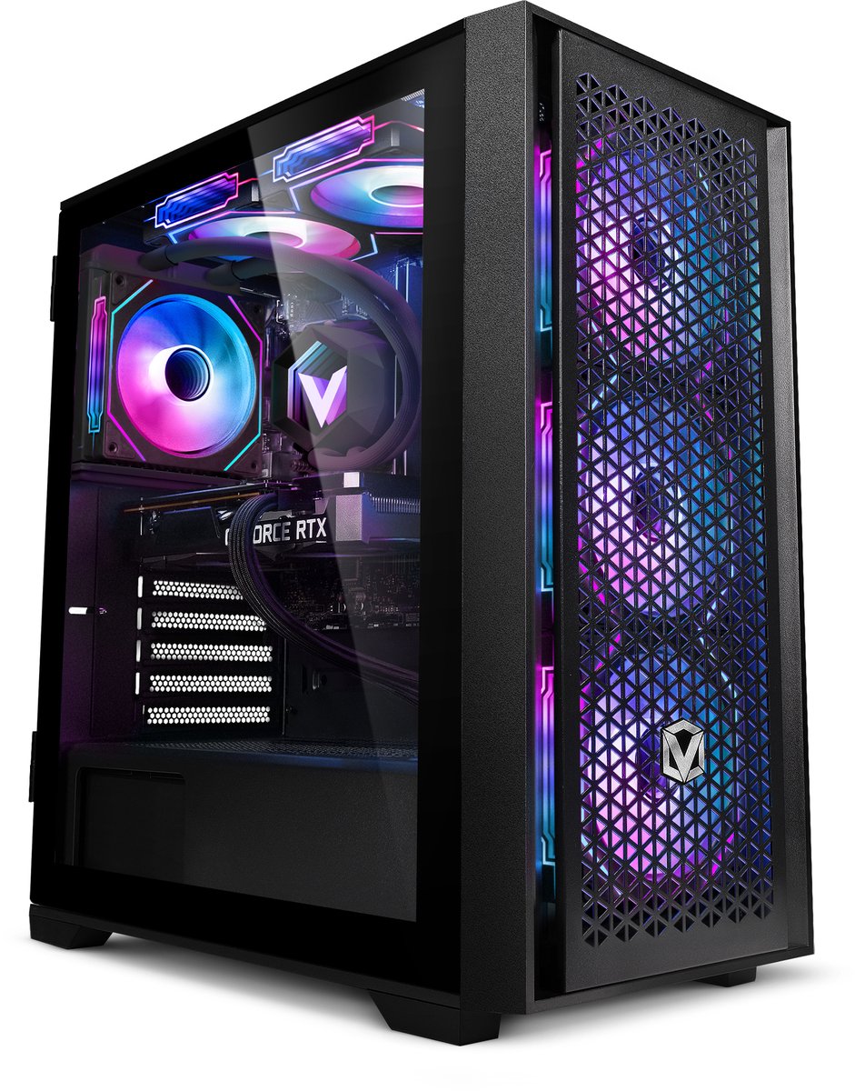 Vibox Gaming PC - Intel i9 12900KF - RTX 5070 - 32GB RAM - 1TB SSD - Windows 11 - WiFi 6 + Bluetooth 5.4 - Waterkoeling
