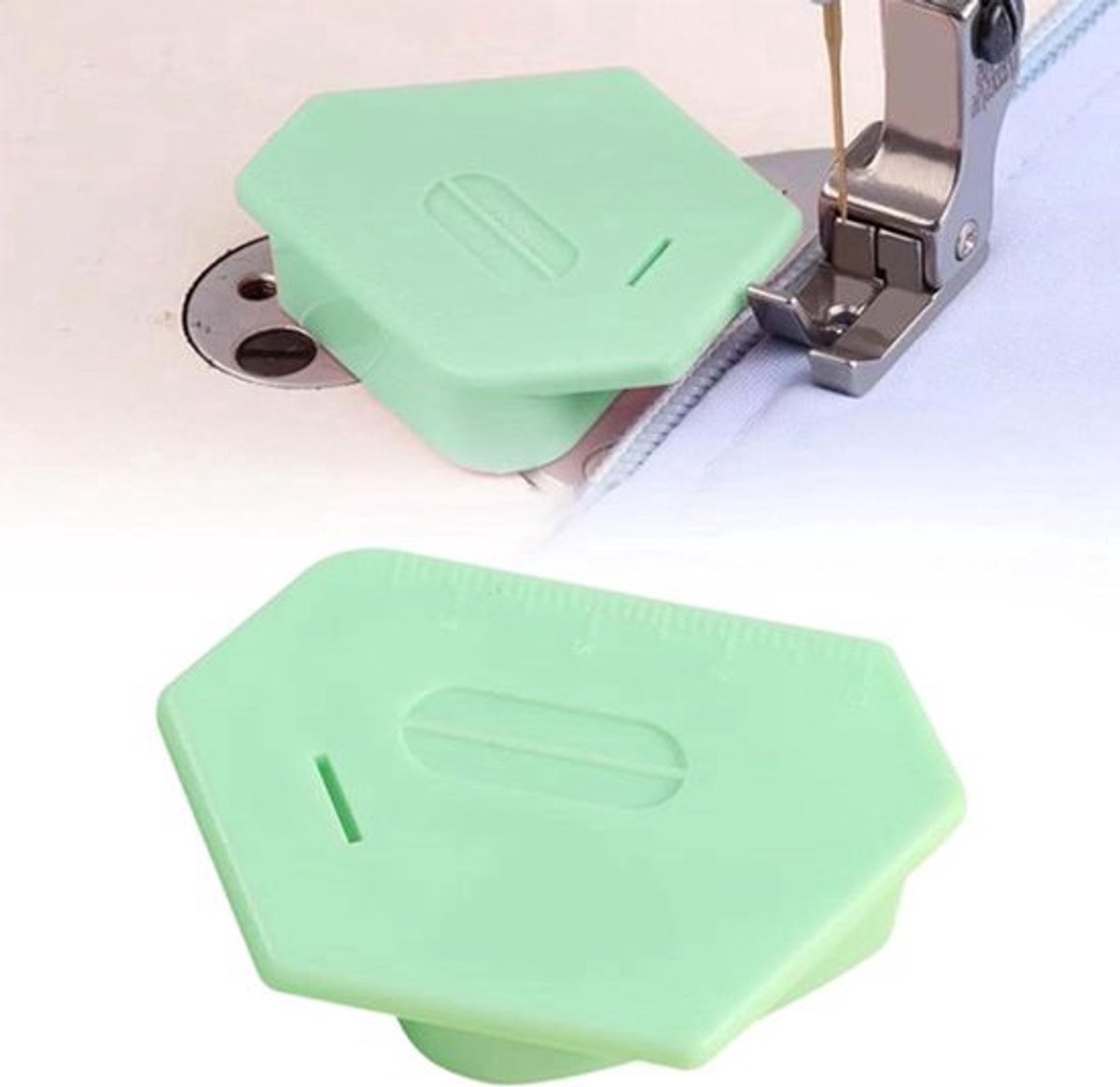 Naadgeleiding voor naaimachine - Magnetisch - Met meetschaal - Praktisch naaigereedschap