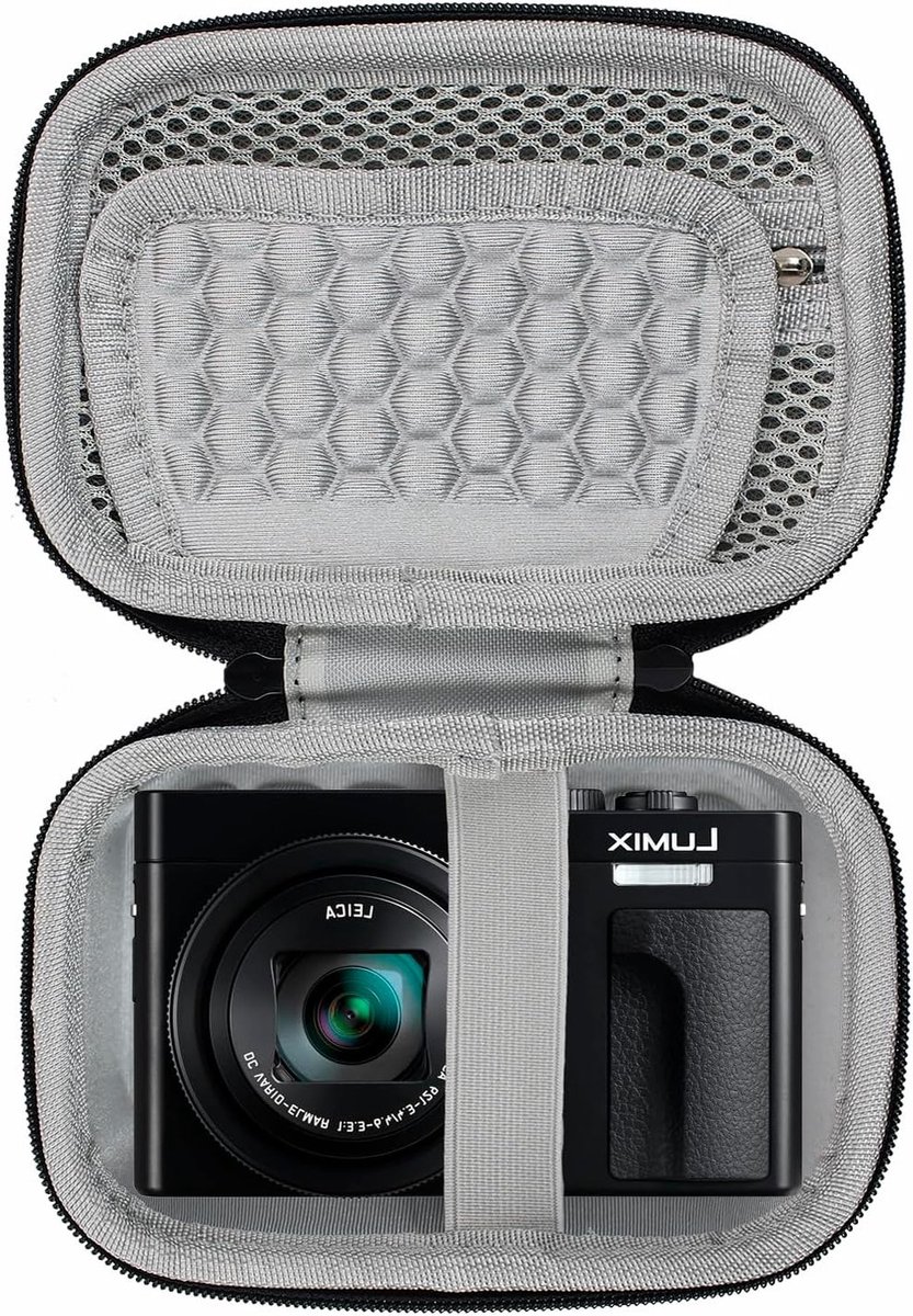 Duurzame Hard Case voor LUMIX DC-TZ99, ZS99 en S9 Camera - Bescherming, Opbergtas, Zwart