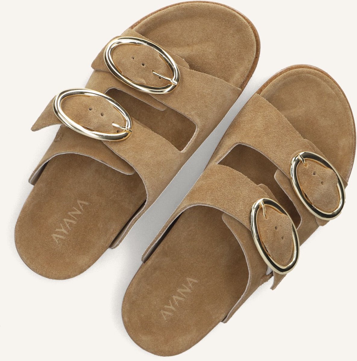 AYANA 2501 Slippers - Dames - Camel - Maat 40