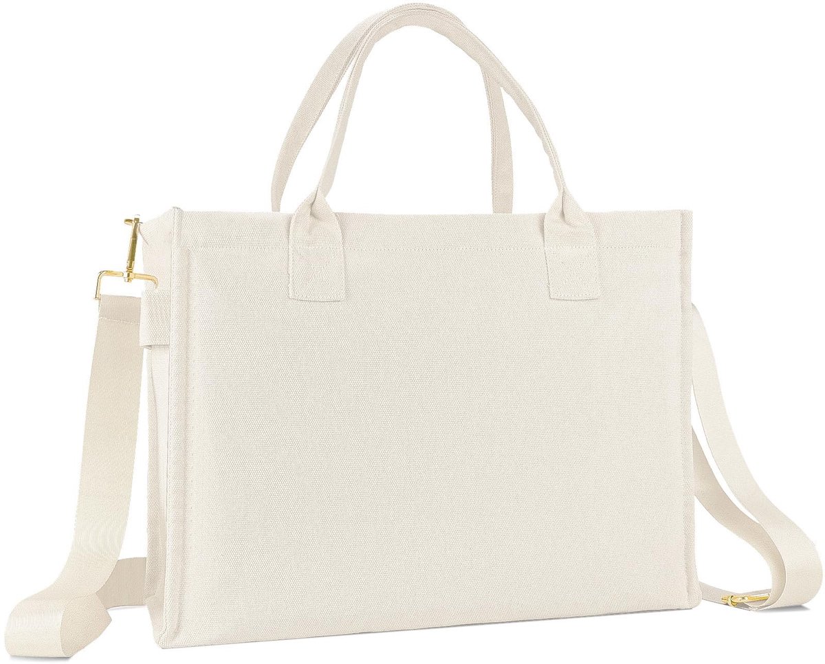 Dailygoods - Draagtas voor vrouwen - Grote laptop crossbody tas - Ideaal voor reizen - Ruime handtas met rits - Perfect voor dagelijks gebruik - Gesch
