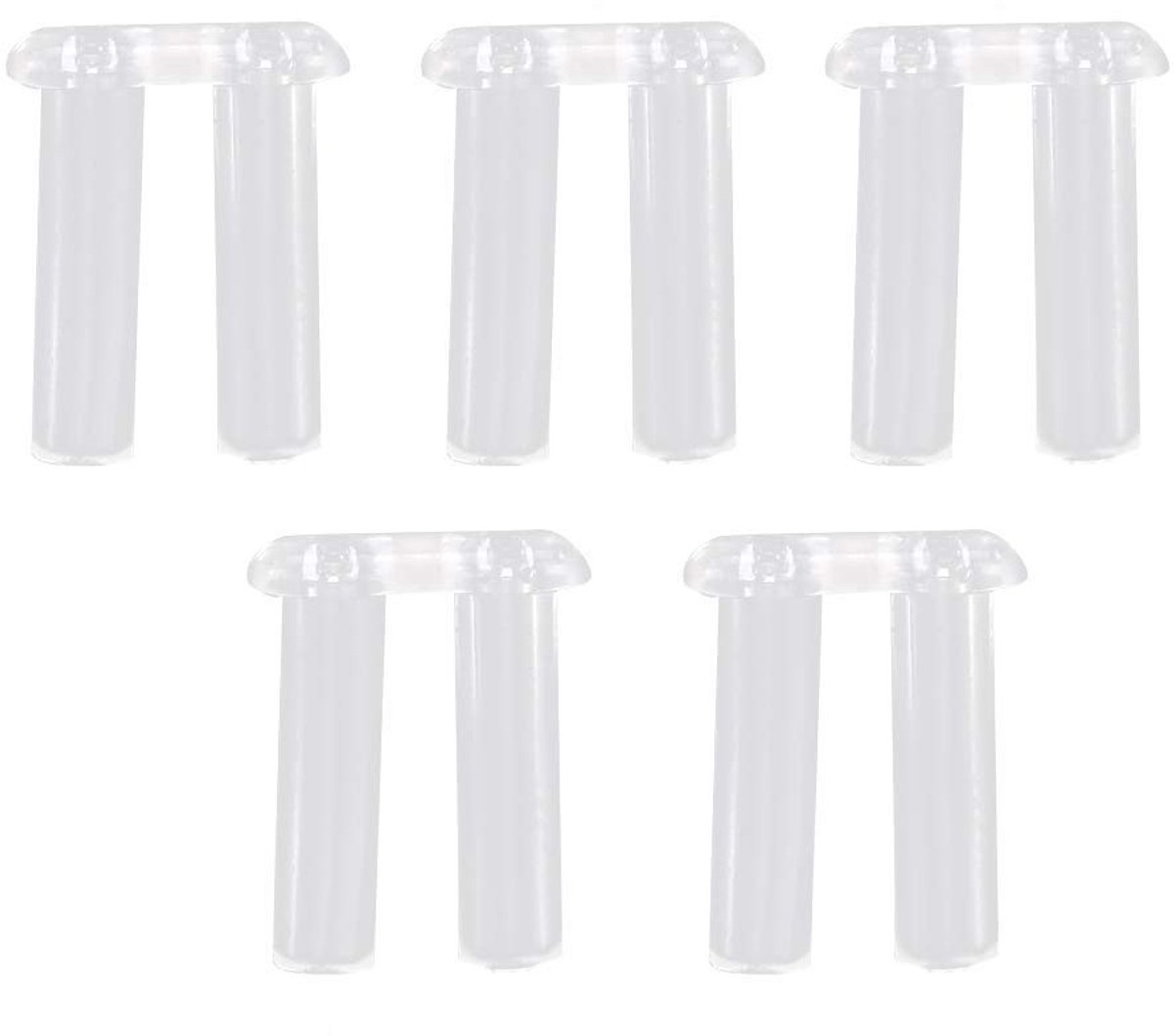 Dailygoods - 200 stuks brillenpluggen - lenzenvloeistof reparatie - veelzijdig - 5 soorten - praktisch gereedschap - ideaal voor montuurloze brillen -