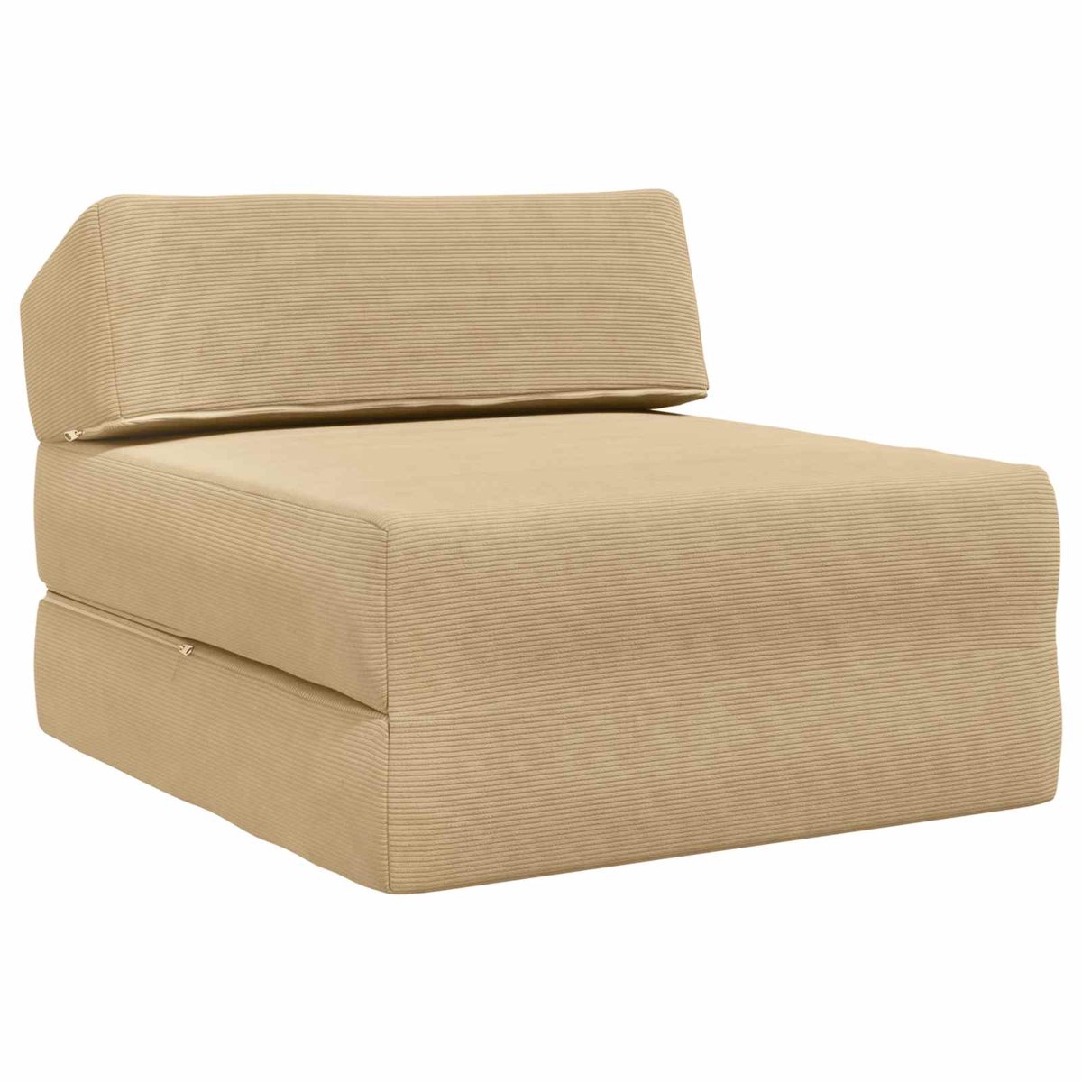 vidaXL Vouwbare - Sofa - Bed - Grijs - Groen - 60 - x - 70 - x - 41 - cm - Corduroy Grijs groen