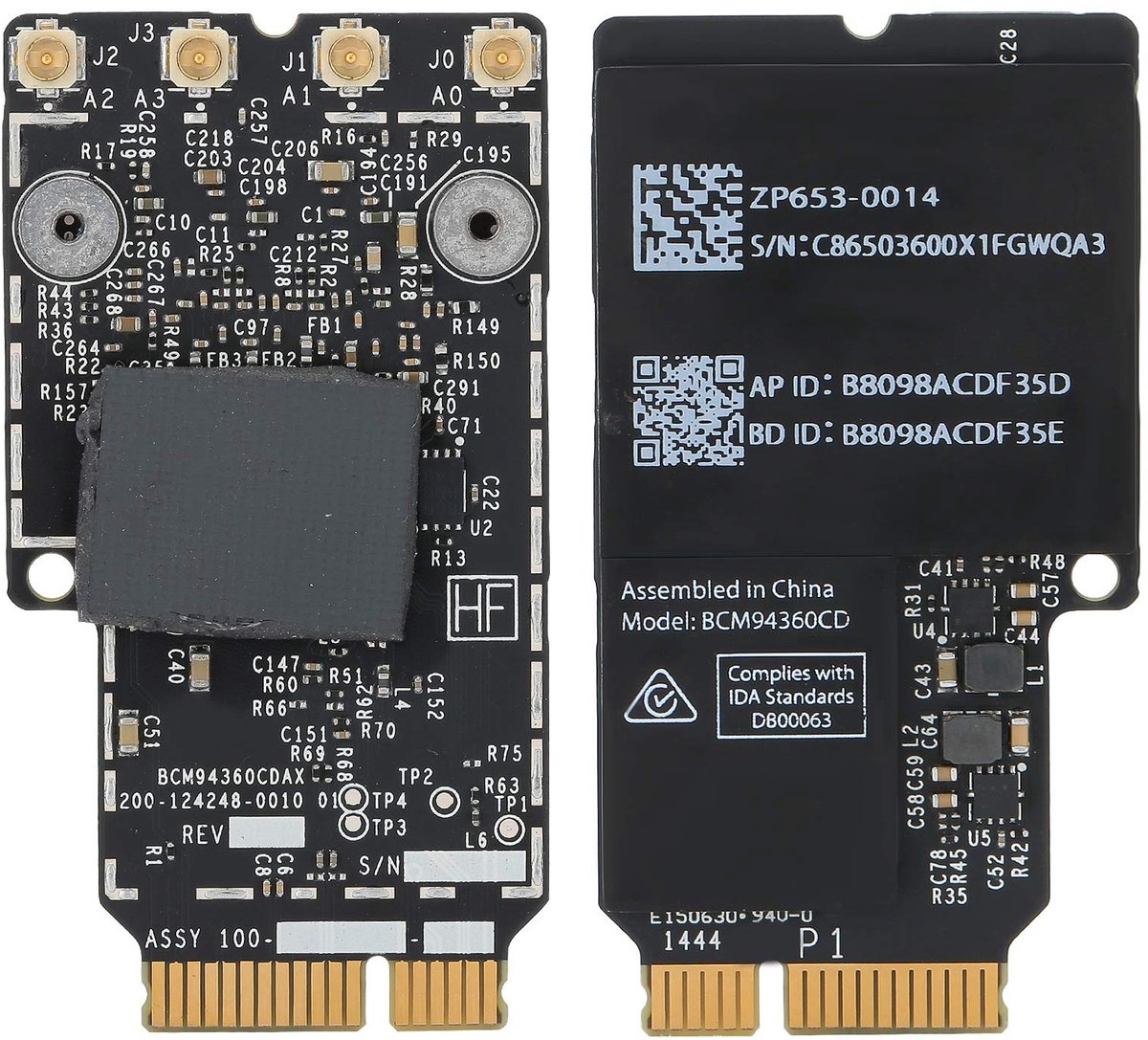 Dailygoody - BCM94360CD Draadloze Netwerkkaart - Bluetooth 4.0 - PCIe Wifi Kaart - Hoge Snelheid - Betrouwbare Verbinding - Gesc...