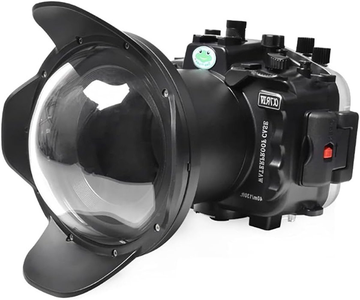 Onderwatercamera behuizing voor Sony A7RIV - 40M/130FT waterdicht, geschikt voor 16-35mm lenzen, ideaal voor duiken en fotografie