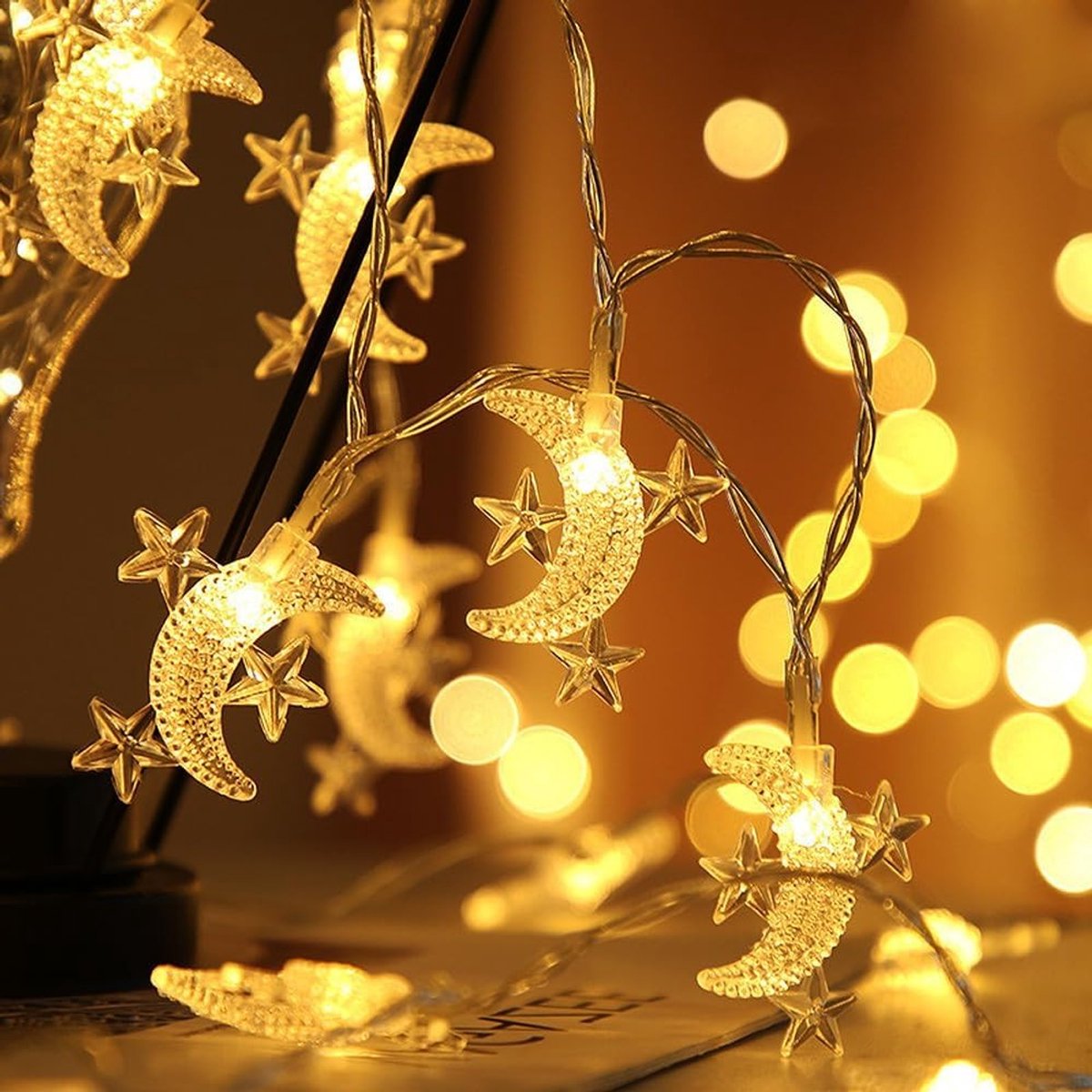 6 meter 40 LED Sfeerverlichting voor Binnen - Decoratie voor Kerst, Feestjes en Tuinweddings