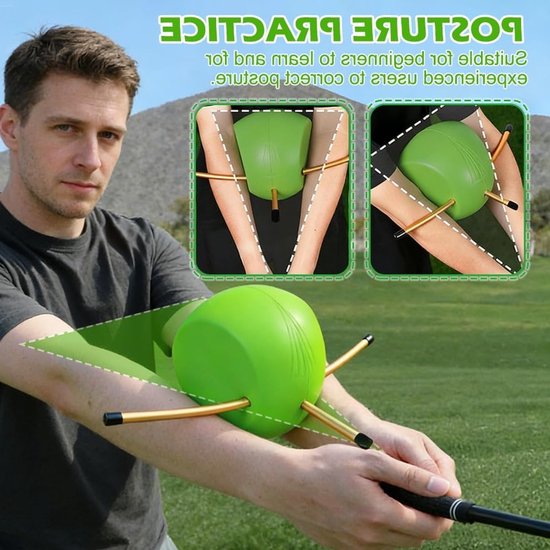 Professionele Golf Trainingsbal voor Vliegtraining, Verbeter Armstructuur en Uitlijning, Ideaal voor Golfsport Enthousiastelingen van Merkloos — afbeelding 3