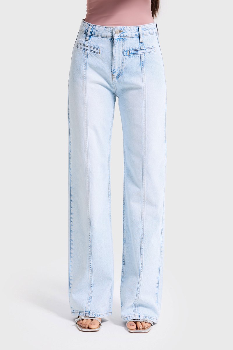 It's Basic - STRAIGHT MID RISE JEANS