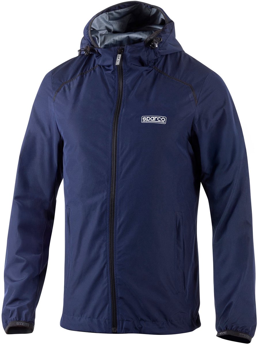 Sparco 2026 Windjack - Grijs/Marineblauw