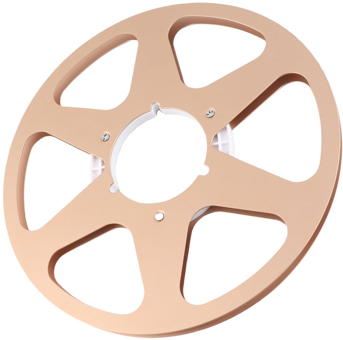 Dailygoody - Universele Hoge Sterkte Open Spool - Tape Recorder Vervangingsspool - Goud - 10,5 Inch - Geluidsband - Geschikt voor diverse modellen
