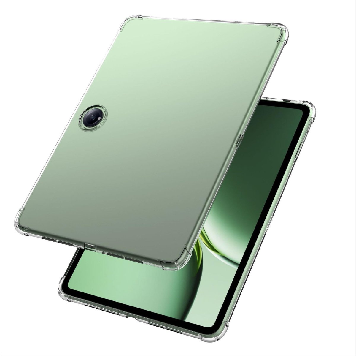 Dailygoody - Transparant hoesje - OnePlus Pad 2 12.1 - Dun en lichtgewicht - TPU achterkant - Airbagbescherming - Bescherming tegen stoten - Geschikt ...