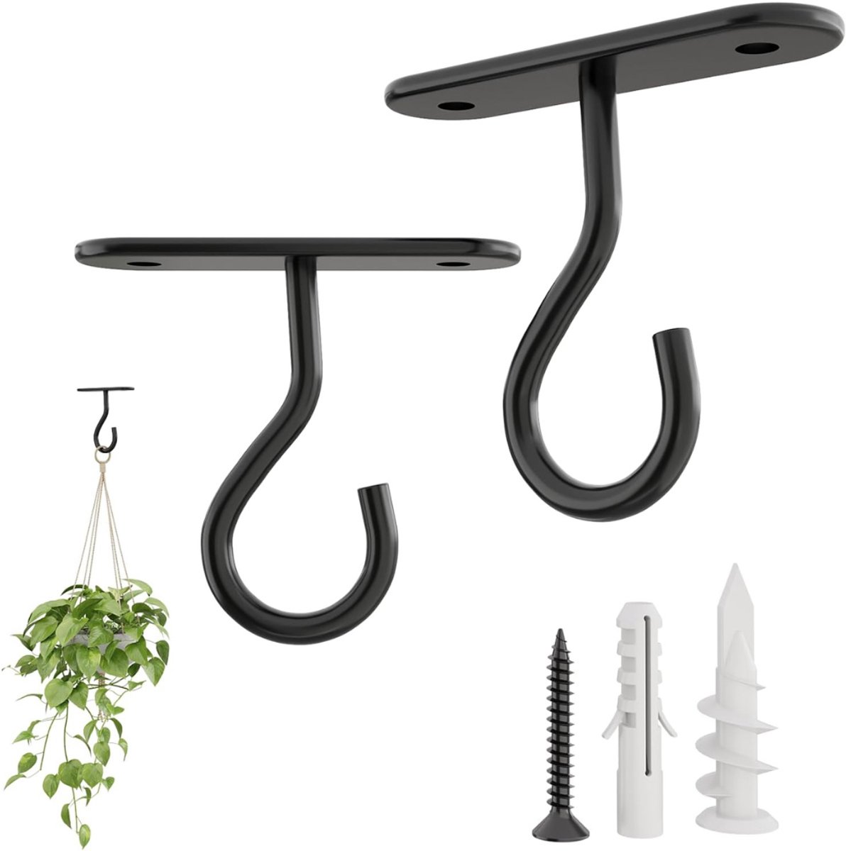 MRKK® Plantenhaak Hanging Basket - Muurhaak voor Planten - Wandhaak