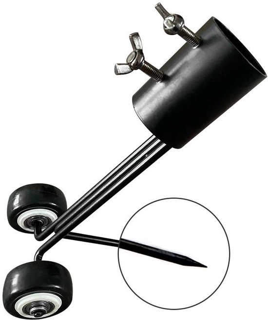 Cosensi - Dailygoody - Onkruidverdelger - Handmatige onkruidtrekker - Eenvoudig in gebruik - Zwart - Spleetzuiger - Tuin en terras - 2-in-1 model van Cosensi — afbeelding 3