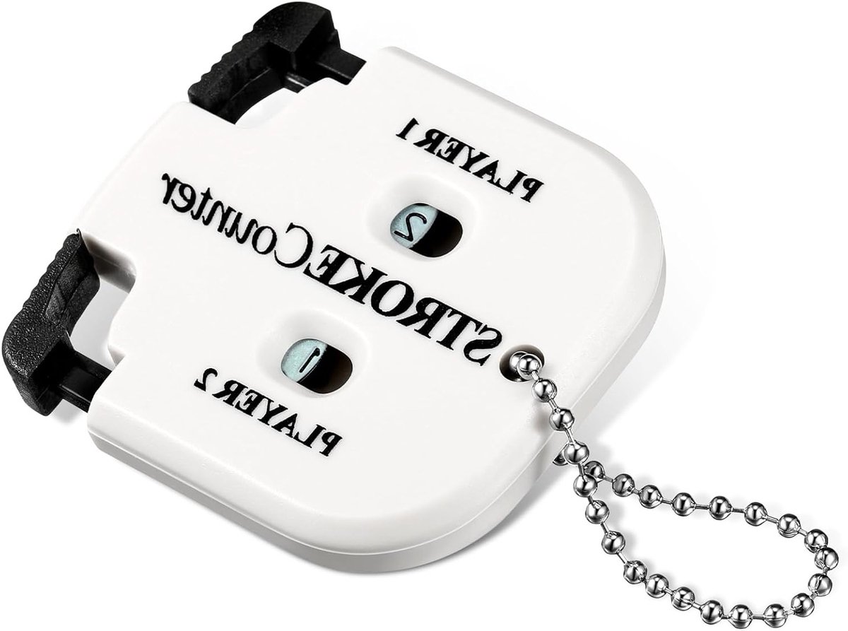 2-Speler Golf Score Indicator met 2 Digitale Weergave - Handige Mini Score Teller voor Golf, Putt en Stroke Telling voor Mannen en Vrouwen