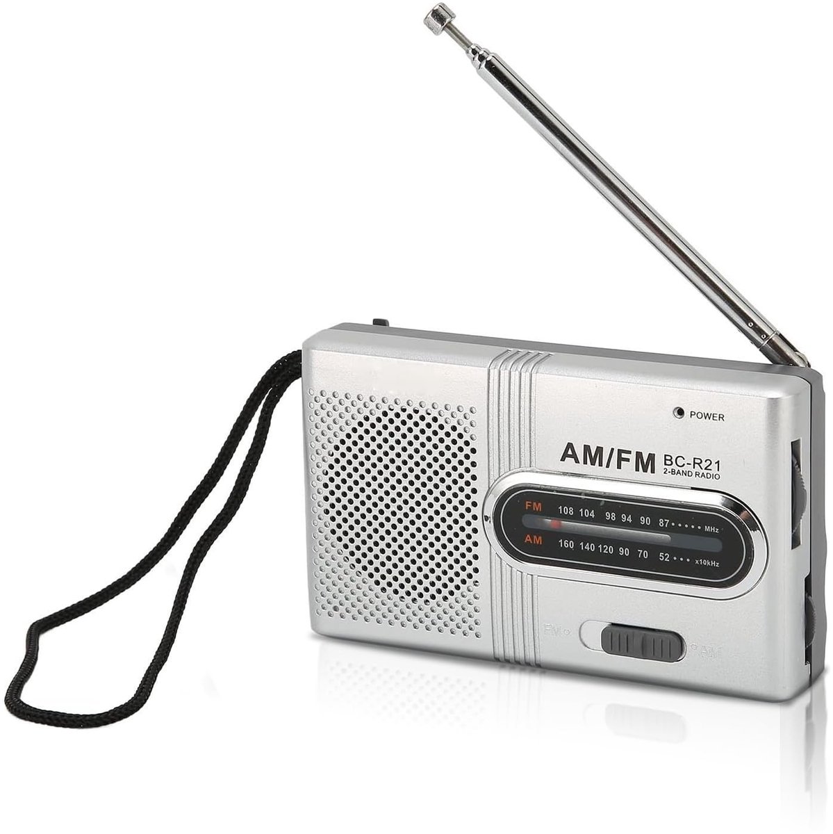 Dailygoody - Draagbare AM-FM-zakradio - Kleine radio met geweldige