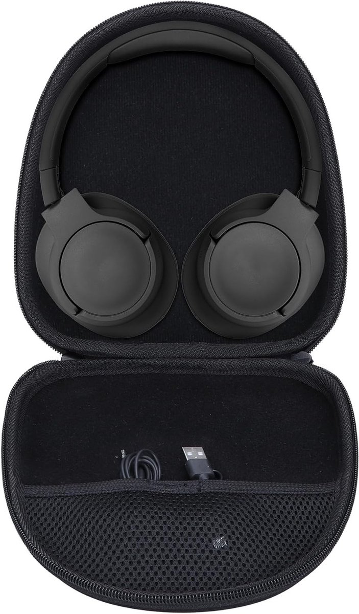 Beschermende Hoes voor Bluetooth Hoofdtelefoons - Geschikt voor JBL Tune en Live Series - Zwart, Schokbestendig, Duurzaam en Lichtgewicht