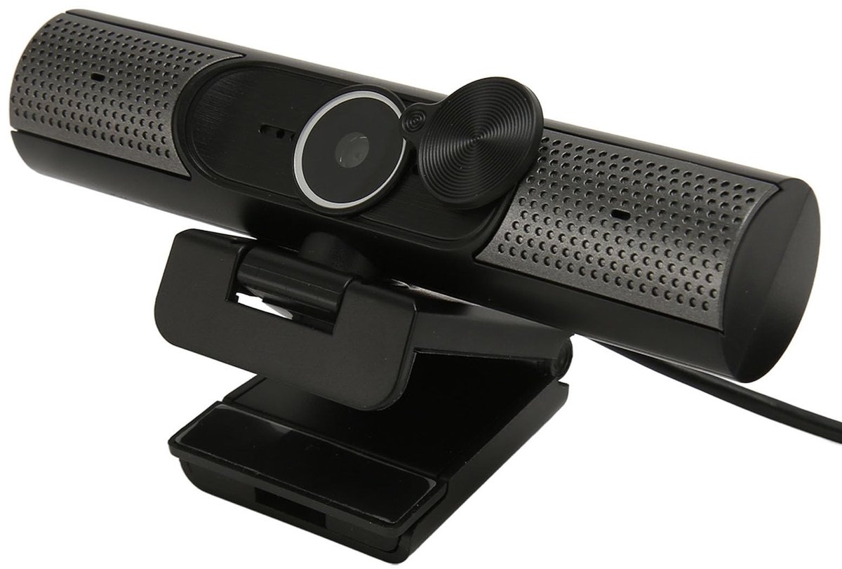 Dailygoody - 2K Webcam - Microfoon met Ruisonderdrukking - Plug-and-Play - Geschikt voor Desktop en Laptop - Ideaal voor Videochat - Perfect voor Thui..