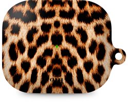 xoxo Wildhearts hoesje geschikt voor Airpods Pro 1 / Pro 2 - Wild Thing - Ook als telefoonhoesje verkrijgbaar - schokbestendige case geschikt voor Airpod Pro (2) - koptelefoon case - Tijgerprint / luipaardprint - dierenprint hoesje - panterprint