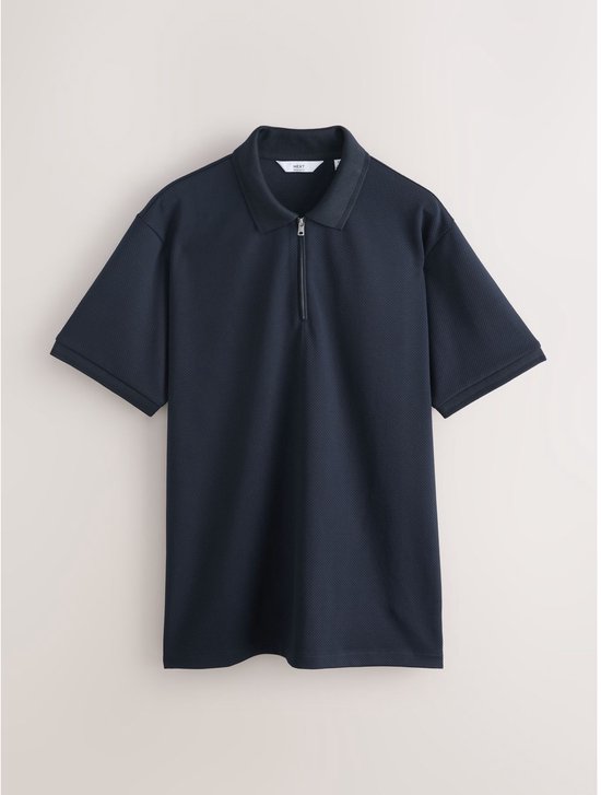 Next - Heren - Combiset van poloshirt en short - Wit