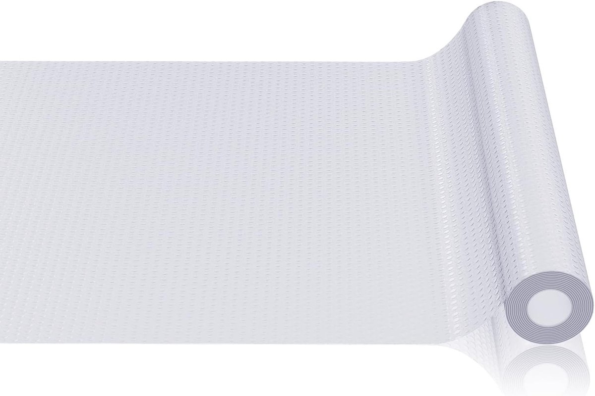 Antislip Lade Mat, 30 x 150 cm, 2 Rollen, Keukenlade Bescherming, Koelkast, Planken, Snijbaar en Transparant