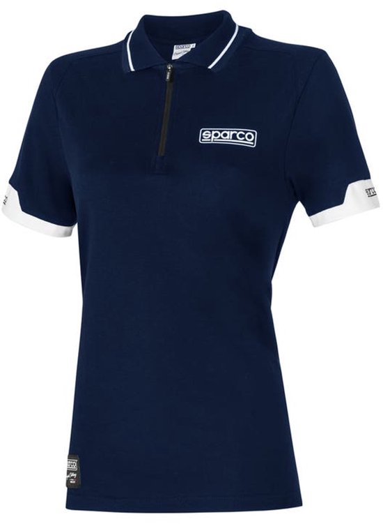 Sparco Zip Poloshirt - Zwart - Maat M van Sparco — afbeelding 4