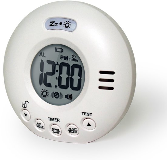 Geemarc Wake 'n' Shake Voyager reiswekker – met trillingen – 75dB