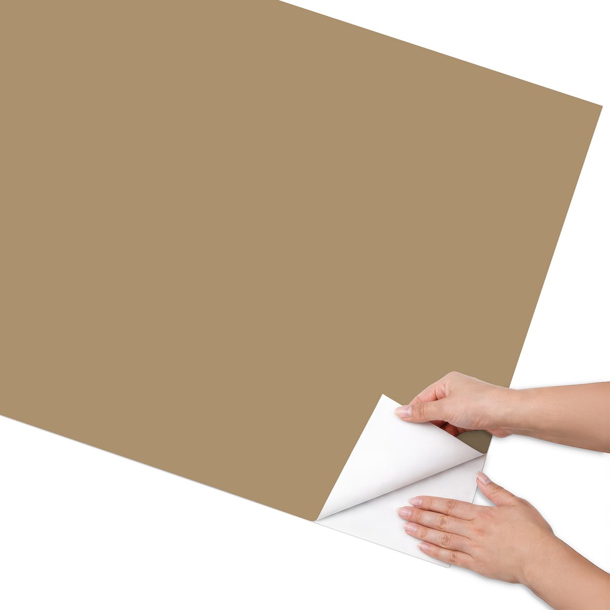 Coloray Meubel Wrap Folie - Bruin Meubelfolie - 75x150 cm - Meubelfolie Zelfklevend Bruine kleur - Wrapfolie Keuken - Minimalist Meubelfolie - Decoratiefolie - Tafeldecoratie - Achtergronden en patronen
