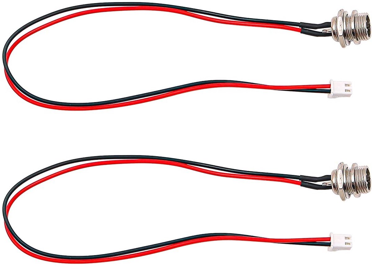 Pack van 2 Oplaadbare Stekkers voor Elektrische Scooter - 3-pins 2-draad