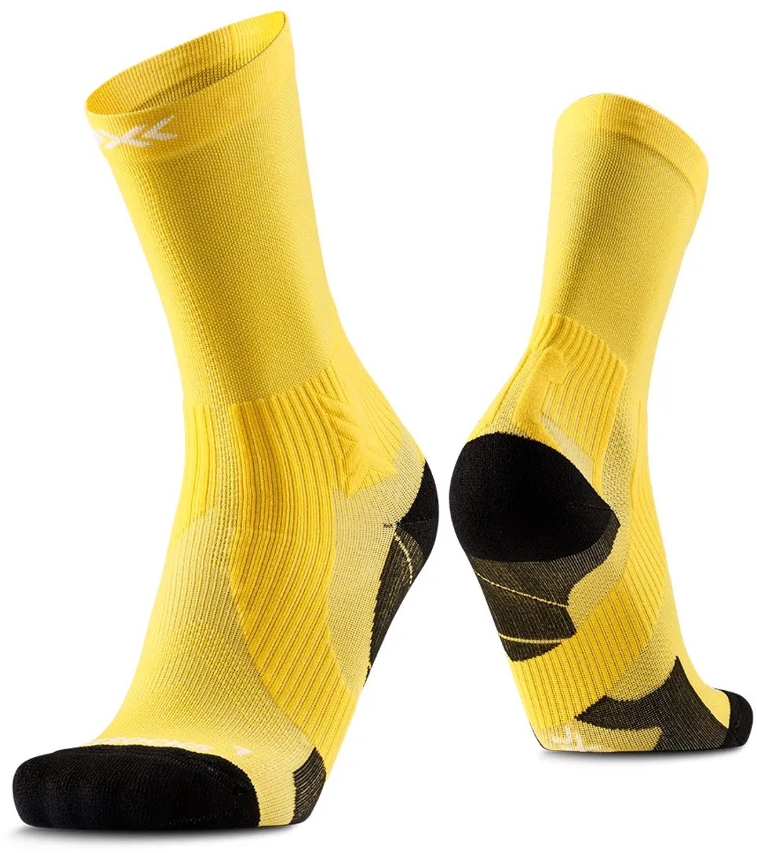 X-socks Run Perform Crewsokken Geel