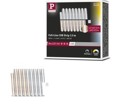 ' Paulmann 71112 MaxLED 500 LED-strip, volledig COB-systeem, 2,5 m, 13 W, 600 lm/m, 640 LED''s/m, instelbaar wit, uitbreidbare LED-strip'