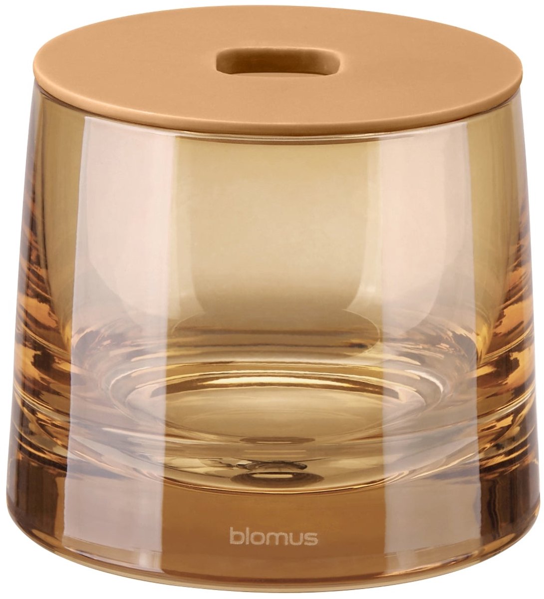 Blomus Ava Beautybox Tan | Bruin / Oranje | Glas / Plastic