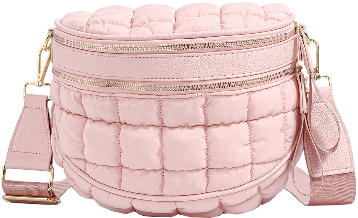 Topmelon Crossbody Tas Dames - Schoudertas - Dames Tas - Handtas -Crossbodytas - Damestas -Klein handtas dames rosa