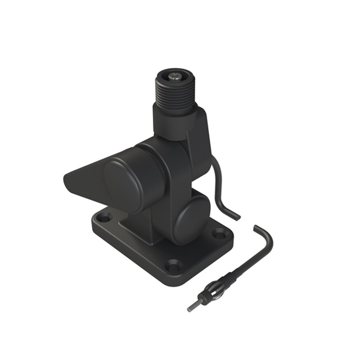 Pacific Aerials SeaMaster P6754 FM + AM radio antenne kantelvoet HD Zwart incl 5m kabel