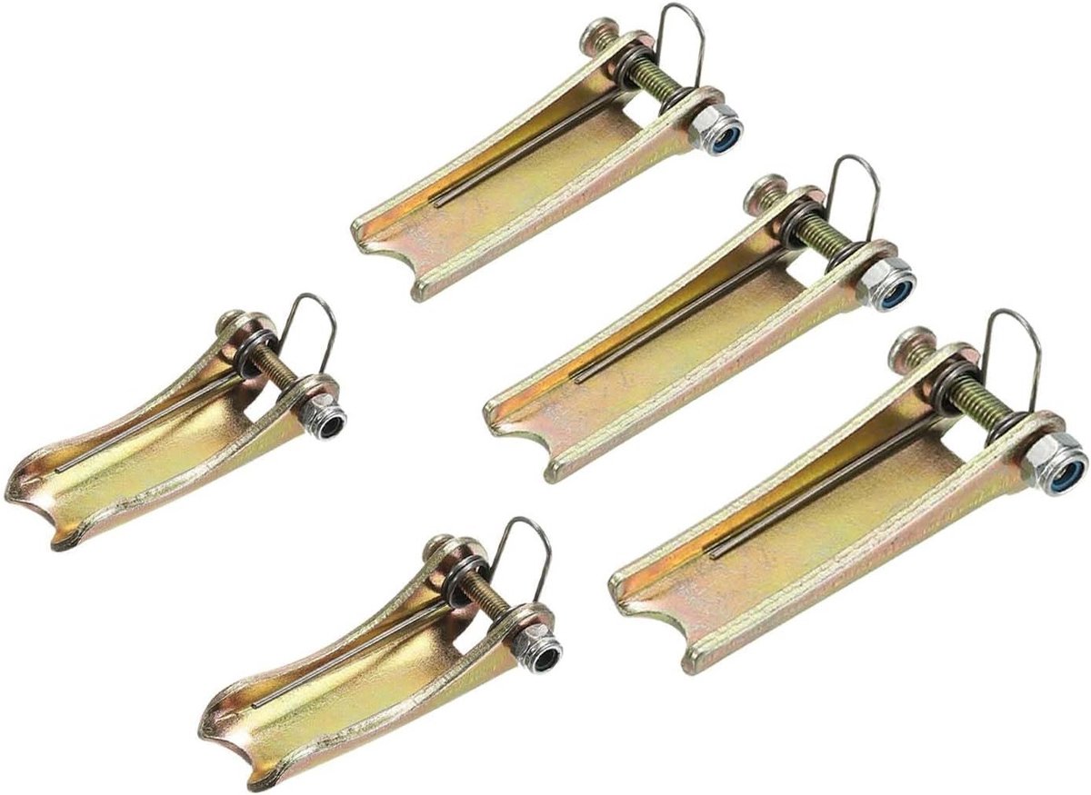 Haken set 5 stuks - veiligheidssluiting - verschillende maten 1T tot 10T - ideaal voor vervanging - ShopVlot