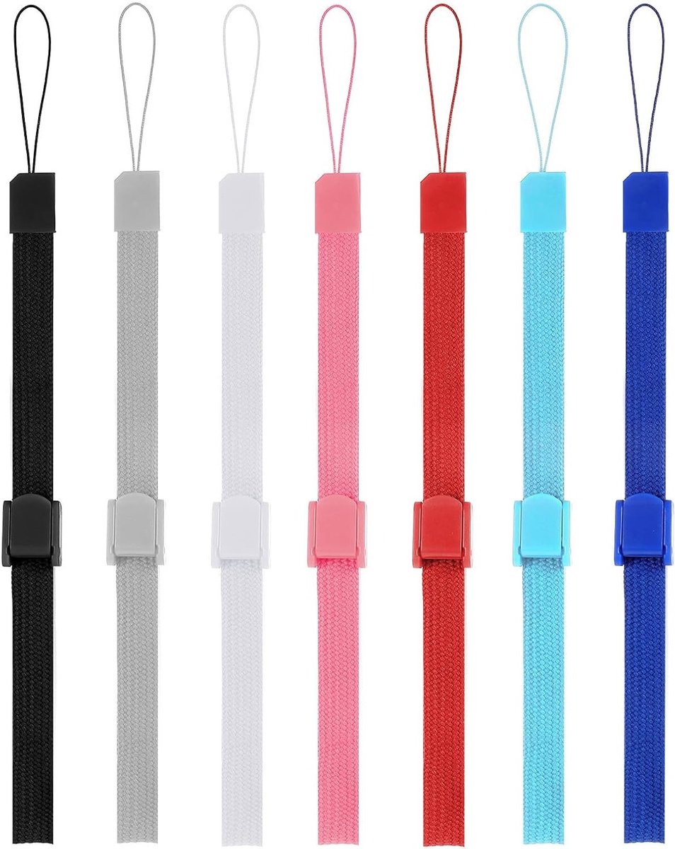 Verstelbare Polsbanden Set van 10, Multifunctionele Lanyard voor Afstandsbediening, Telefoon en Camera met Sluiting, Ideaal voor MP3 en Sportactiviteiten