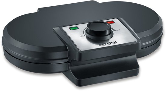 Severin WA 2106 Duo-wafelautomaat – Bak twee waffels tegelijk – Antiaanbaklaag – 1200 Watt