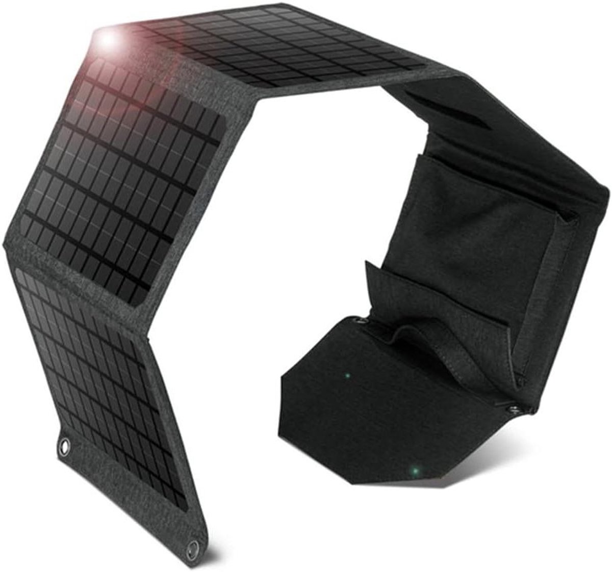 Zonnepaneel Kit - Opvouwbaar Paneel - Energie Opladen - Hoge Conversie Efficiëntie - 30W - Zwart