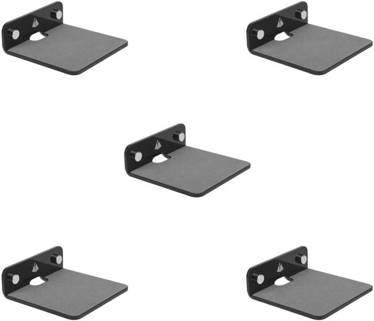 Luidspreker Houders - Universele Plank - Muziek Luisteren - 5 Stuks Set - Universeel - Zwart