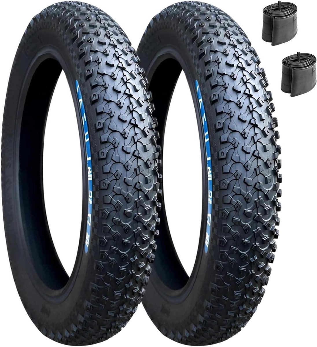 Fietsbanden Kinderfiets - Lekvrije Banden - Veilig Fietsen - Grip Alle Terreinen - 12x1.75 Inch - Zwart