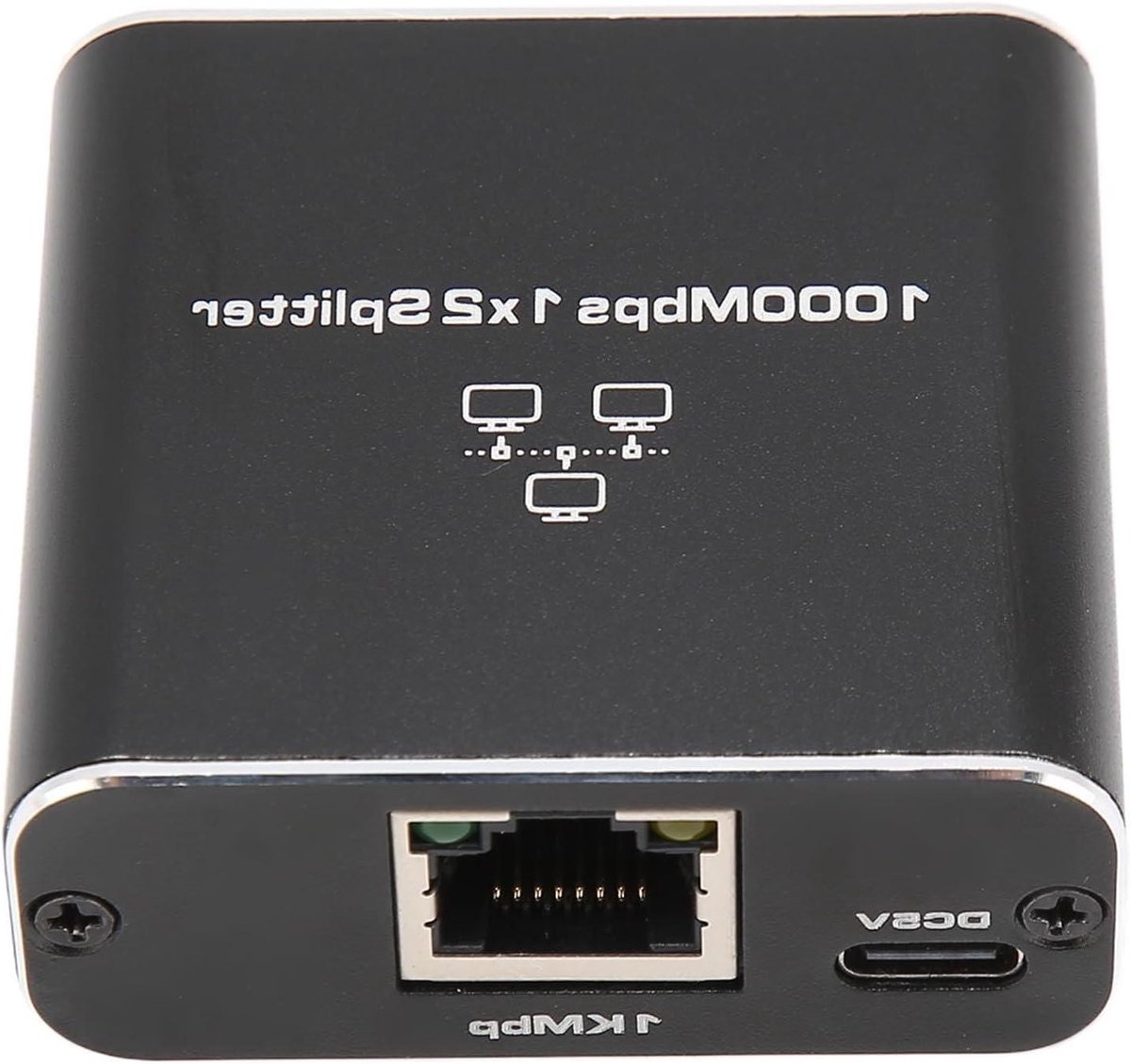 Ethernet Kabel Splitter - RJ45 Splitter - Netwerk Delen - 1000Mbps Gigabit Snelheid - 1 naar 2 Poorten - Zilver