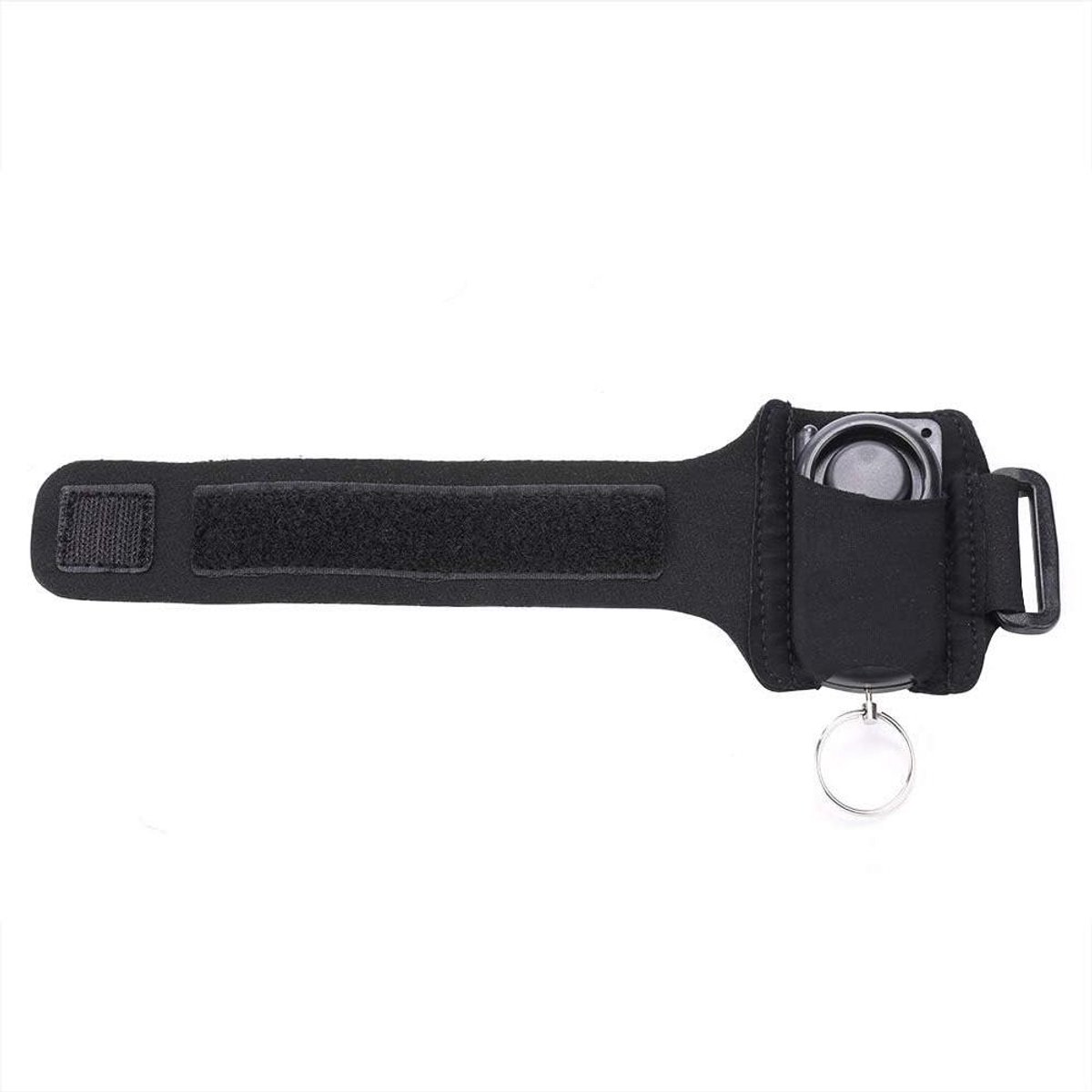 Persoonlijk Alarm - Veiligheidsalarm Ring - Persoonlijke Veiligheid - 120dB Geluid - Compact Formaat - Zwart