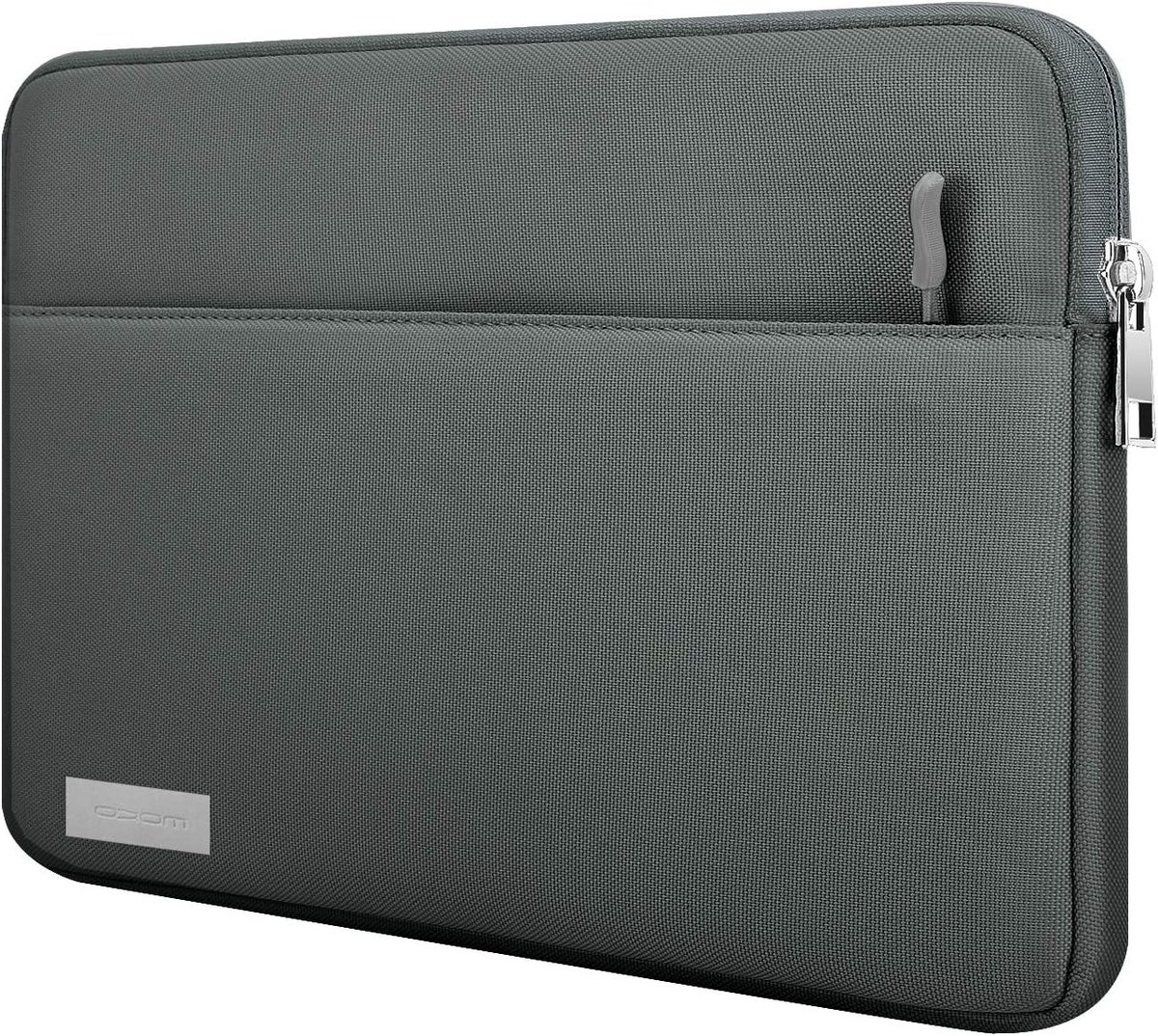 Tablet Sleeve voor 11 Inch iPad Pro, iPad 7, Galaxy Tab - Polyester Tas met Opbergvak en Geschikt voor Apple Smart Keyboard - Donkergrijs